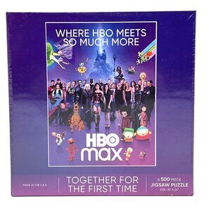 HBO Max Jigsaw Puzzle 500 Piece Movie TV Cartoons Eco-Friendly Board 18" X 24"